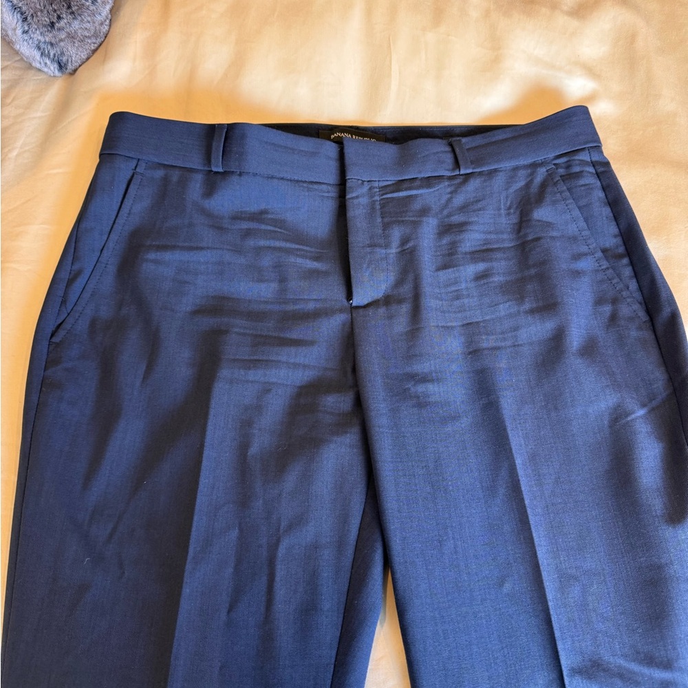 Navy slacks